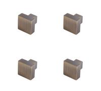 Loops 4 Pack Antique Brass Cupboard Knob For Modern Decor - Kitchen Cabinet Knob