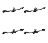 Loops 4 Pack Antique Range 300mm Black Sliding Screw Down Stay For Windows - Window Peg Bar