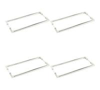 Loops 4 Pack Back To Back Polished Nickel Pull Handle - 425mm - Door Handle