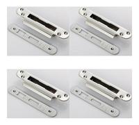 Loops 4 Pack - Bs8621 Cylinder Sashlock Forend Strike & Fixing Pack Set- Bright Steel Radius