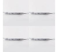 Loops 4 Pack - Bulb Ended Casement Window Stay 203 X 16mm Polished Chrome Pear Drop Handle Bar