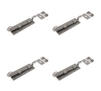 Loops 4 Pack Durable Shepherds Crook Necked Bolts In Pewter - 152mm Door Hardware - Door Bolt Lock