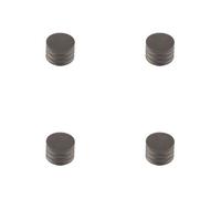 Loops 4 Pack Elegant 30mm Dark Bronze Cupboard Knob For Stylish Interiors - Kitchen Cabinet Knob
