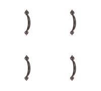 Loops 4 Pack Elegant Beeswax Tear Cabinet Handle 185X50mm For Stylish Interiors - Kitchen Drawer Pull Handle
