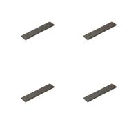 Loops 4 Pack Elegant Dark Bronze Cabinet Handle Backplate 140X30mm For Timeless Decor - Kitchen Drawer Pull Handle