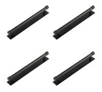 Loops 4 Pack Elegant Matt Black Cabinet Handle With Versatile Sizes For Modern And Traditional Interiors - Kitchen Drawer Pull Handle
