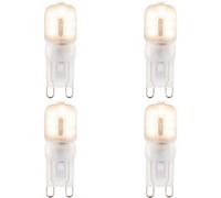 Loops 4 Pack Frosted Pc G9 2W Smd Led Light Bulb - Non-Dimmable Warm White - 200Lm 3000K