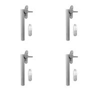 Loops 4 Pack High-Quality 120mm Satin Stainless Steel Casement Fasteners For Durable Window Security - Window Handle