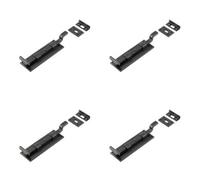 Loops 4 Pack High-Quality 152mm Black Necked Bolts For Enhanced Security - Door Bolt Lock