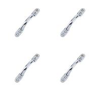 Loops 4 Pack Premium 152mm Polished Chrome Sash Handle For Windows - Window Fastener