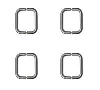 Loops 4 Pack Premium 19mm Stainless Steel D Shape Pull Handle For B2B Applications - Door Handle