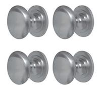 Loops 4 Pack Premium 38mm Satin Nickel Cupboard Knob For Stylish Home Decor - Kitchen Cabinet Knob