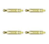 Loops 4 Pack Premium Architectural Door Bolts 500X35mm In Polished Brass For Enhanced Security - Door Bolt Lock