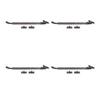 Loops 4 Pack Premium Beeswax Bulb End Casement Stays 315X15X6mm For Enhanced Window Functionality - Window Peg Bar