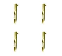 Loops 4 Pack Premium Brass Lever Action Flushbolts 150X20mm For Enhanced Security