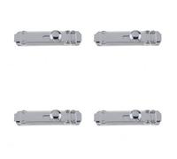 Loops 4 Pack Premium Contract Door Bolts 116X30mm In Polished Chrome Finish - Door Bolt Lock