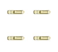 Loops 4 Pack Premium Polished Brass Contract Door Bolts 138X30mm For Enhanced Security - Door Bolt Lock