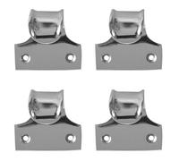 Loops 4 Pack Premium Polished Chrome Brass Sash Lifts - 50mm For Windows And Doors - Window Fastener
