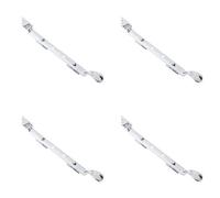 Loops 4 Pack Premium Victorian Casement Stays 250mm In Polished Chrome Finish - Window Peg Bar