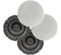 4 Pack PRO 6.5" 80W Low Profile Ceiling Speakers 2 Way Wall Mount Slim Line
