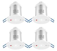4 PACK Recessed Emergency Ceiling Downlight - Daylight White - Self Contained