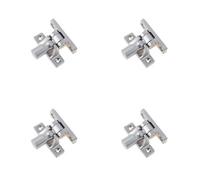 Loops 4 Pack Satin Nickel Fasteners Pattern 1 For Versatile Home Decor - Window Fastener