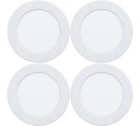 Loops 4 Pack Sleek Modern White Ceiling Spotlight For Any Indoor Room - Perfect Lighting Solution