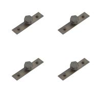 Loops 4 Pack Stylish 30mm Dark Bronze Cupboard Knob For Modern Interiors - Kitchen Cabinet Knob