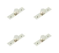 Loops 4 Pack Stylish 30mm Stepped Polished Nickel Cupboard Knob For Modern Interiors - Kitchen Cabinet Knob