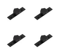 Loops 4 Pack Stylish 40mm Matt Black Cupboard Knob For Modern Interiors - Kitchen Cabinet Knob