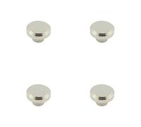 Loops 4 Pack Stylish 40mm Polished Nickel Cupboard Knob For Modern Interiors Kitchen - Cabinet Knob