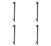Loops 4 Pack Stylish 425mm Dark Bronze Pull Handle For Modern Homes - Door Handle