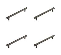 Loops 4 Pack Stylish Dark Bronze Cabinet Handle With 224mm Centers Kitchen Drawer Pull Handle