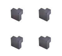 Loops 4 Pack Stylish Dark Bronze Cupboard Knob For Modern Interiors - Kitchen Cabinet Knob
