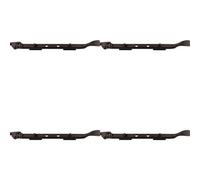 Loops 4 Pack - Victorian Casement Window Stay Handle & 2 Pins - 300mm Length Matt Bronze Bar