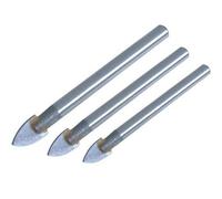 Loops 4 Piece Tile & Glass/Mirror Drill Bit Set 5mm 6mm 8mm in Clear Loops Clear