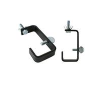 Loops 4 x 50mm Black Steel Hook Lighting G Clamp