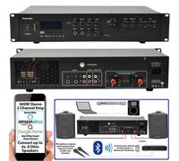 Loops 400W Stereo Bluetooth Amplifier 2 Channel Mixer Hifi Amp Wireless Loudspeaker