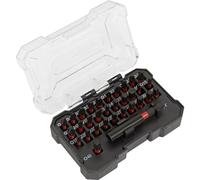 Loops 42 Piece Impact Grade Power Tool Bit Set - S2 Steel Bits - Plastic Storage Case in Metallics Loops Metallics