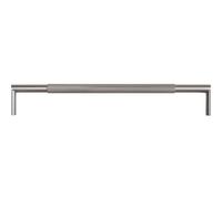 Loops 425mm Gm Mitred B/t Linear Knurled Pull Handle - Durable Stainless Steel 304G - Door Handle