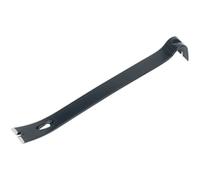 Loops 450mm Double Ended Flat Pry Bar - Drop Forged Carbon Steel - Offset Claws in Metallics Loops Metallics