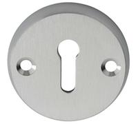 Loops 45mm Lock Profile Open Escutcheon 8mm Depth Satin Chrome Keyhole Cover Loops Multicolor