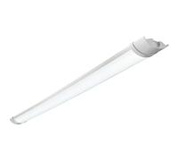 Loops 4ft IP65 Flush Batten Light - 33W Daylight White LED - Opal & Gloss White Pc Loops White