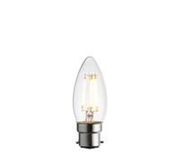 Loops 4W Dimmable B22 Led Candle Light Bulb - Warm White 2700K For Elegant Home Lighting