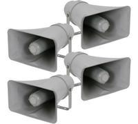 Loops 4X Active Cctv Horn Speaker 12Vdc 25W Dvr Ip Camera Ip66 Outdoor Weatherproof