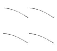 Loops 4X Curved Bow Cabinet Pull Handle 338 X 10mm 288mm Fixing Centres Chrome