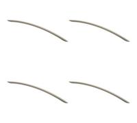 Loops 4X Curved Bow Cabinet Pull Handle 338 X 10mm 288mm Fixing Centres Satin Nickel