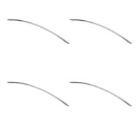 Loops 4x Curved Bow Cabinet Pull Handle 408 x 10mm 352mm Fixing Centres Chrome Loops Multicolor