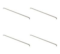 Loops 4X Round D Bar Pull Handle 1830 X 30mm 1800mm Fixing Centres Satin Steel
