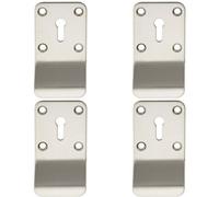 Loops 4X Standard Lock Cylinder Pull Handle 78.5 X 43mm Bright Stainless Steel